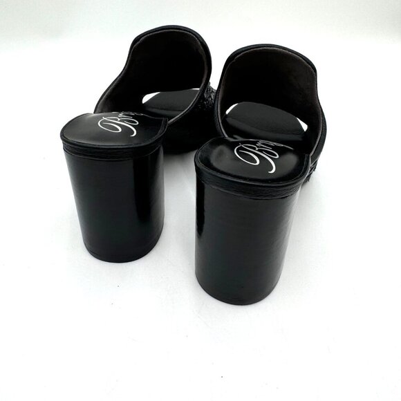 Brighton Riley Laced Heel Slides woman’s size 8.5 Black - Picture 5 of 13